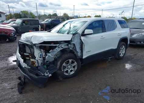 2018 GMC Acadia Sle-1 из США, поврежденный, VIN 1GKKNRLS1JZ191117